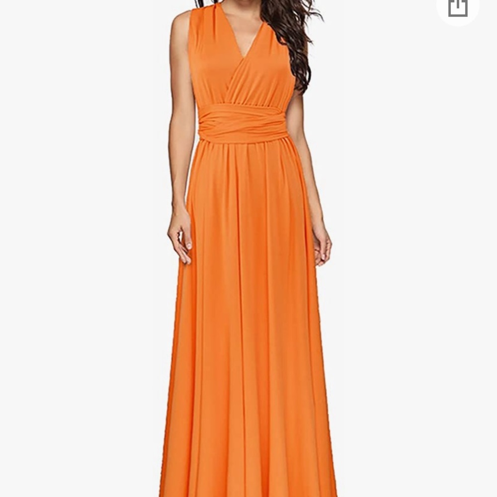 Multi style orange dress